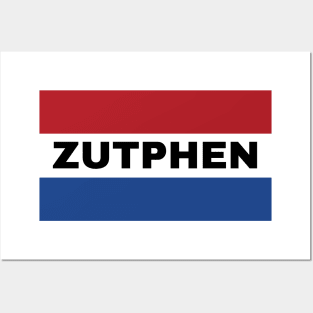 Zutphen City in Dutch Flag Posters and Art